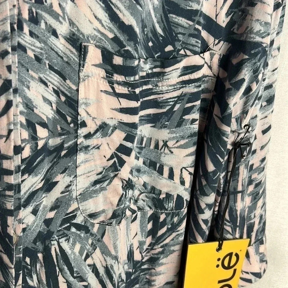 Tunic,beach cover,Jungle palm print ,oversized ,PTP 21”,resort wear, NWT Lole - Picture 10 of 12